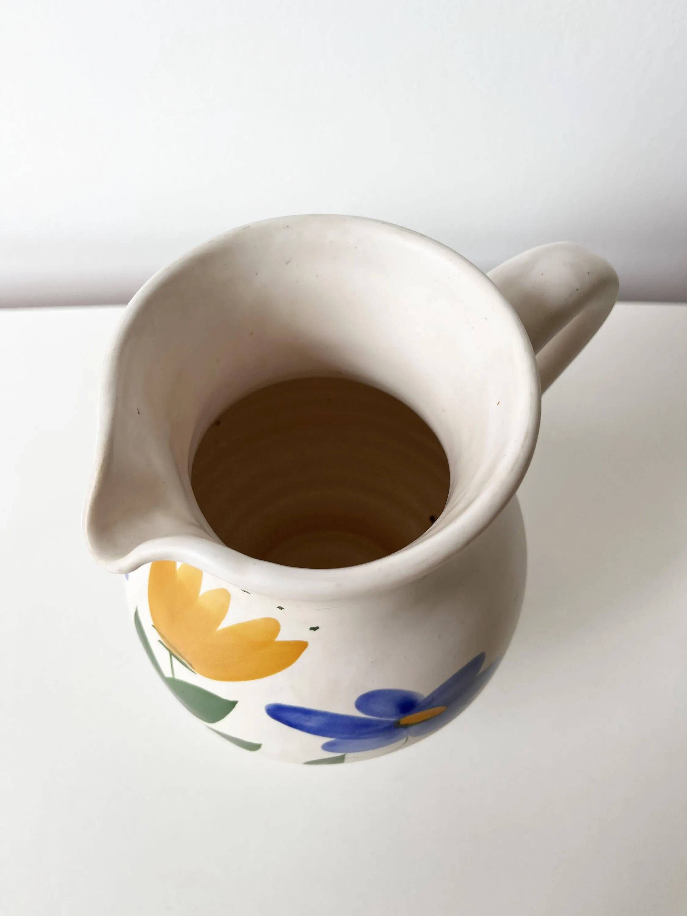 Ceramic carafe or jug 1960 Marais Pottery
