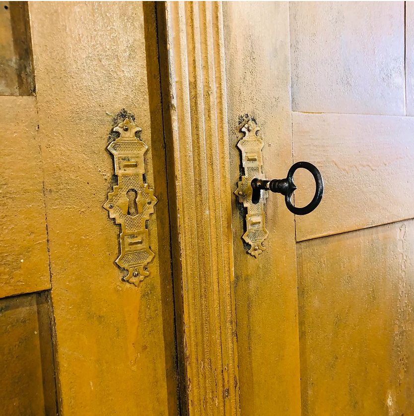 Wardrobe ochre color of the Czech Republic