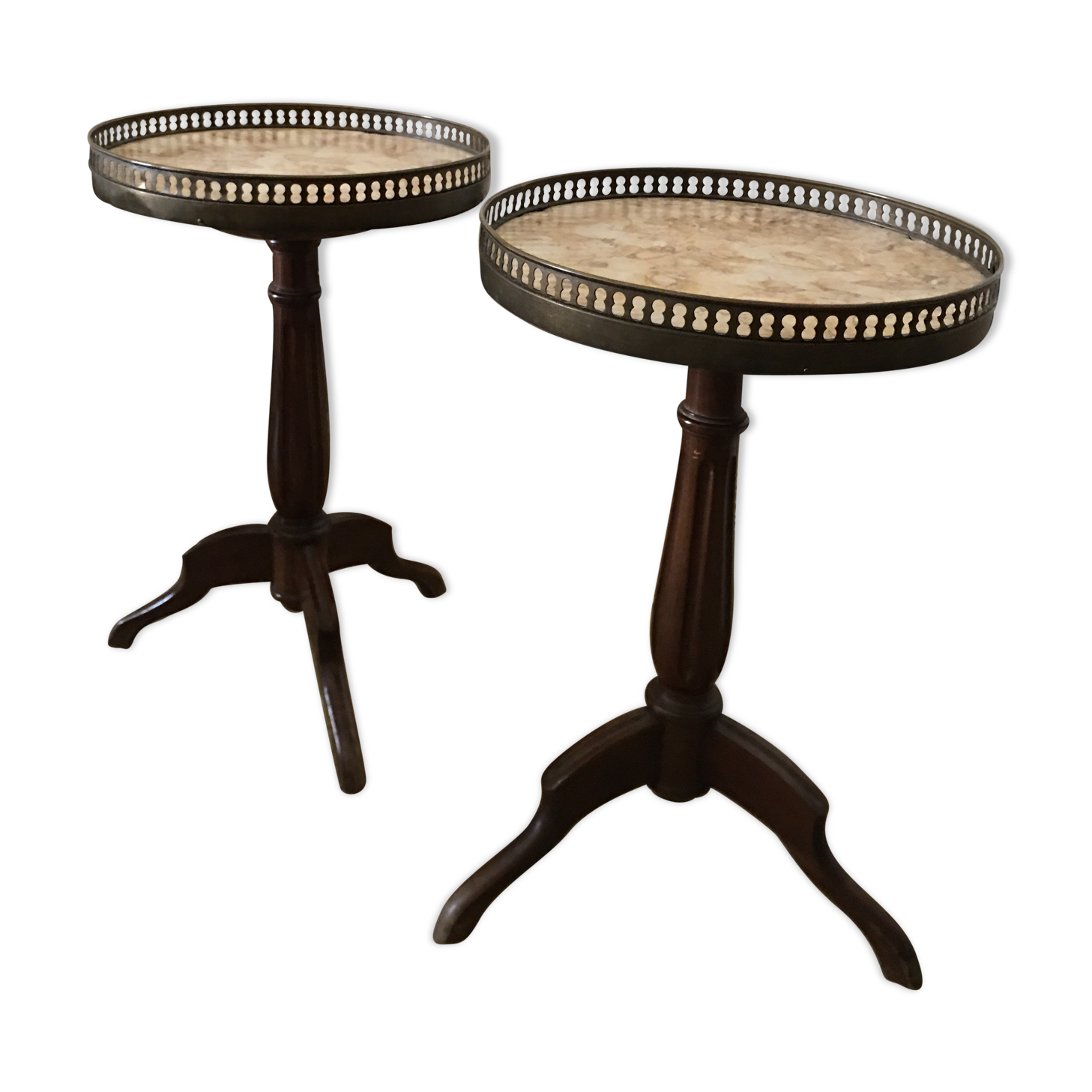 Pair of Louis XVI style pedestas