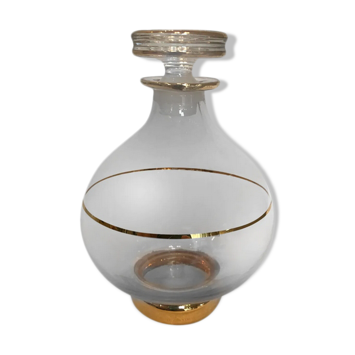 Carafe à liqueur vintage liseret doré
