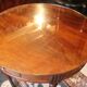 Solid walnut mahogany side table
