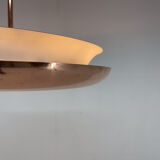 Bauhaus / Functionalist Copper Chandelier Ufo, 1930s, Restored