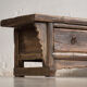 Table basse ancienne à tiroirs en bois de pin – Chine, vers 1900