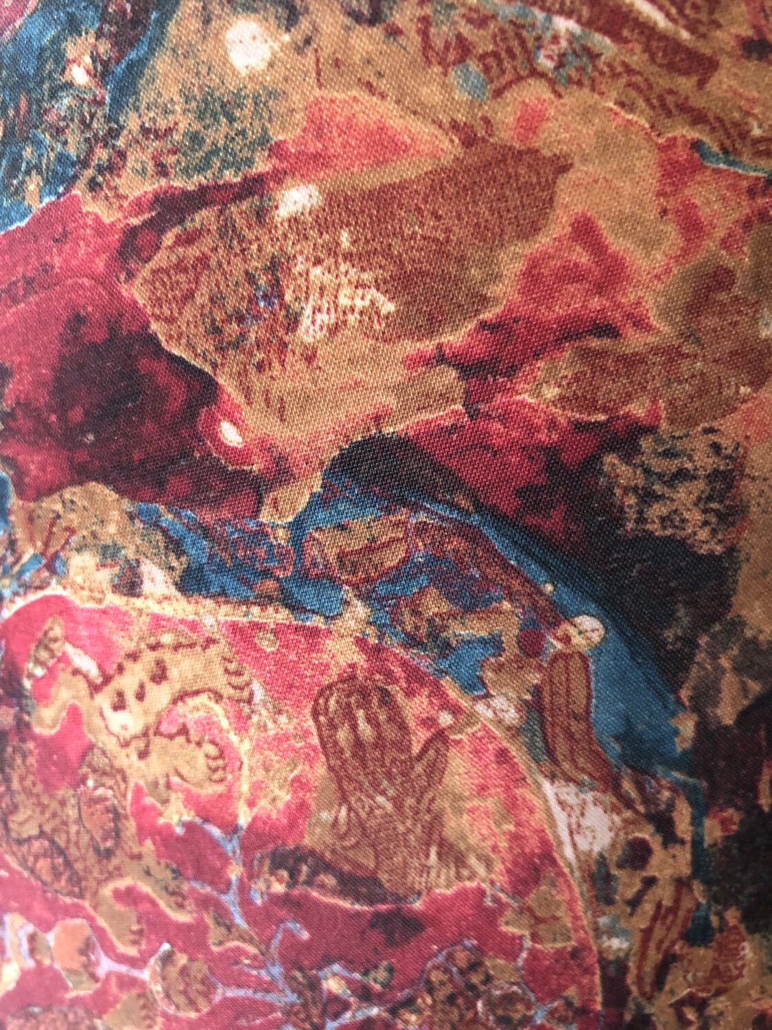 Ceramic foot table lamp