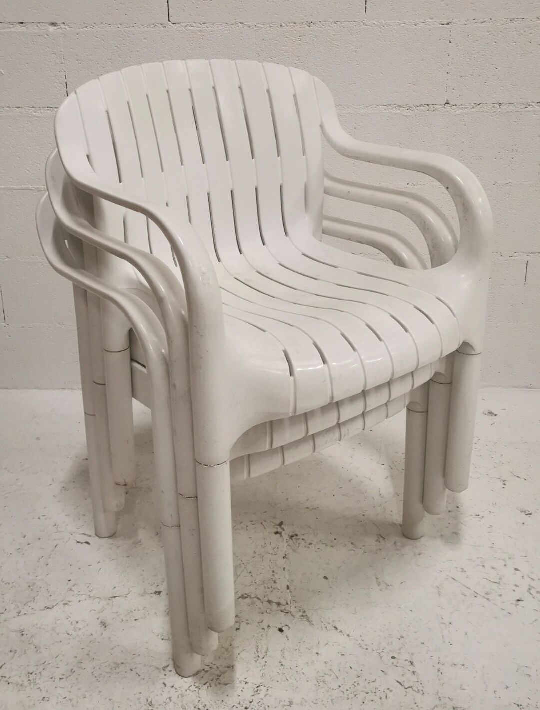 Ensemble de 4 fauteuils Dangari, Pierre Paulin