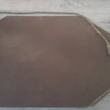 Octagonal beveled mirror with tassels 50x80cm