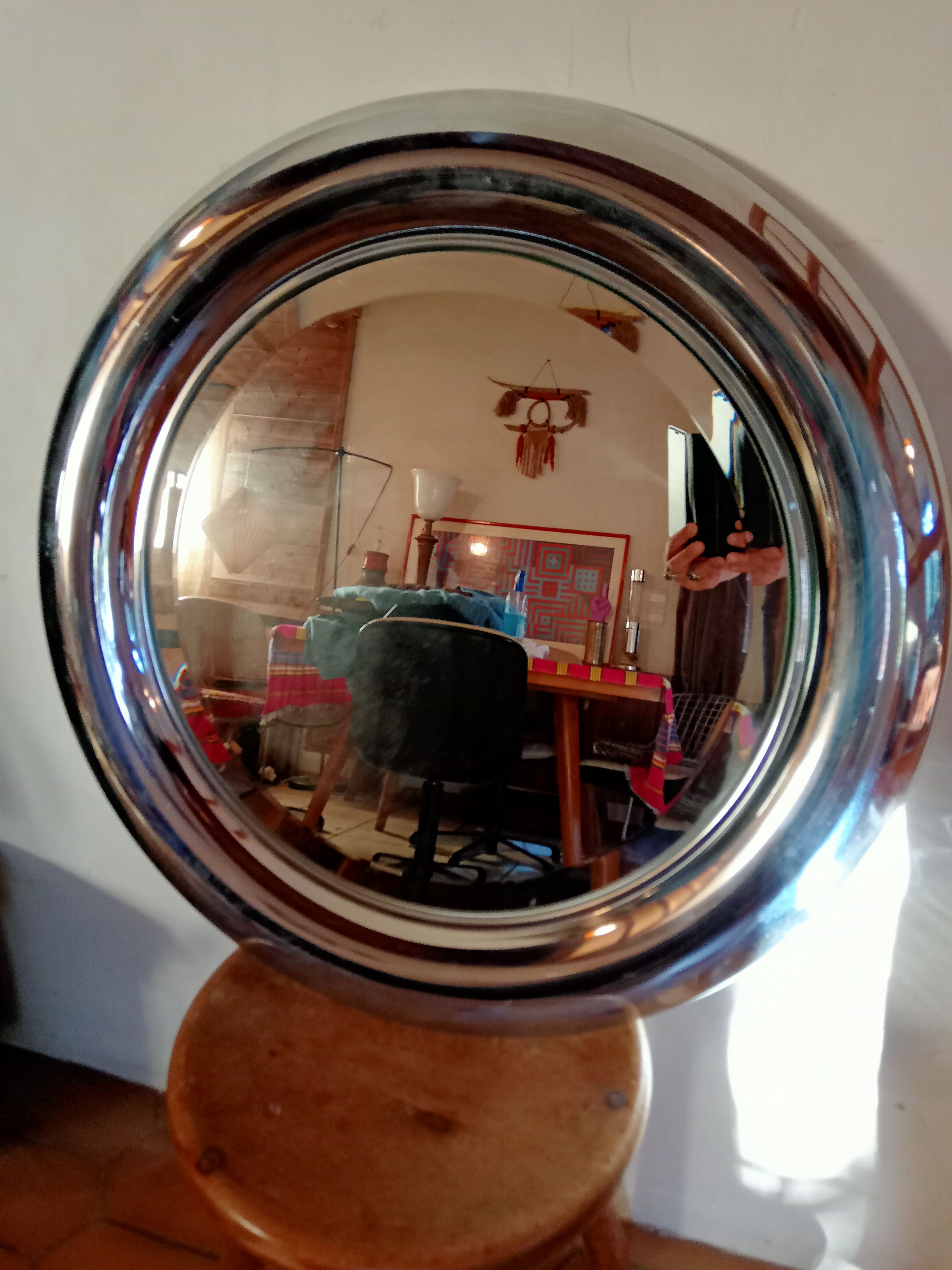 Chrome mirror design Italy