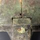 Antique distressed wabi sabi rustic patinated farmhouse workers stool 1900s