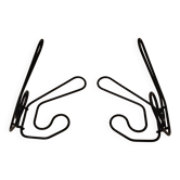 Set of 2 coat hooks from the 1990s by Ettore Sotsass for Ikea.