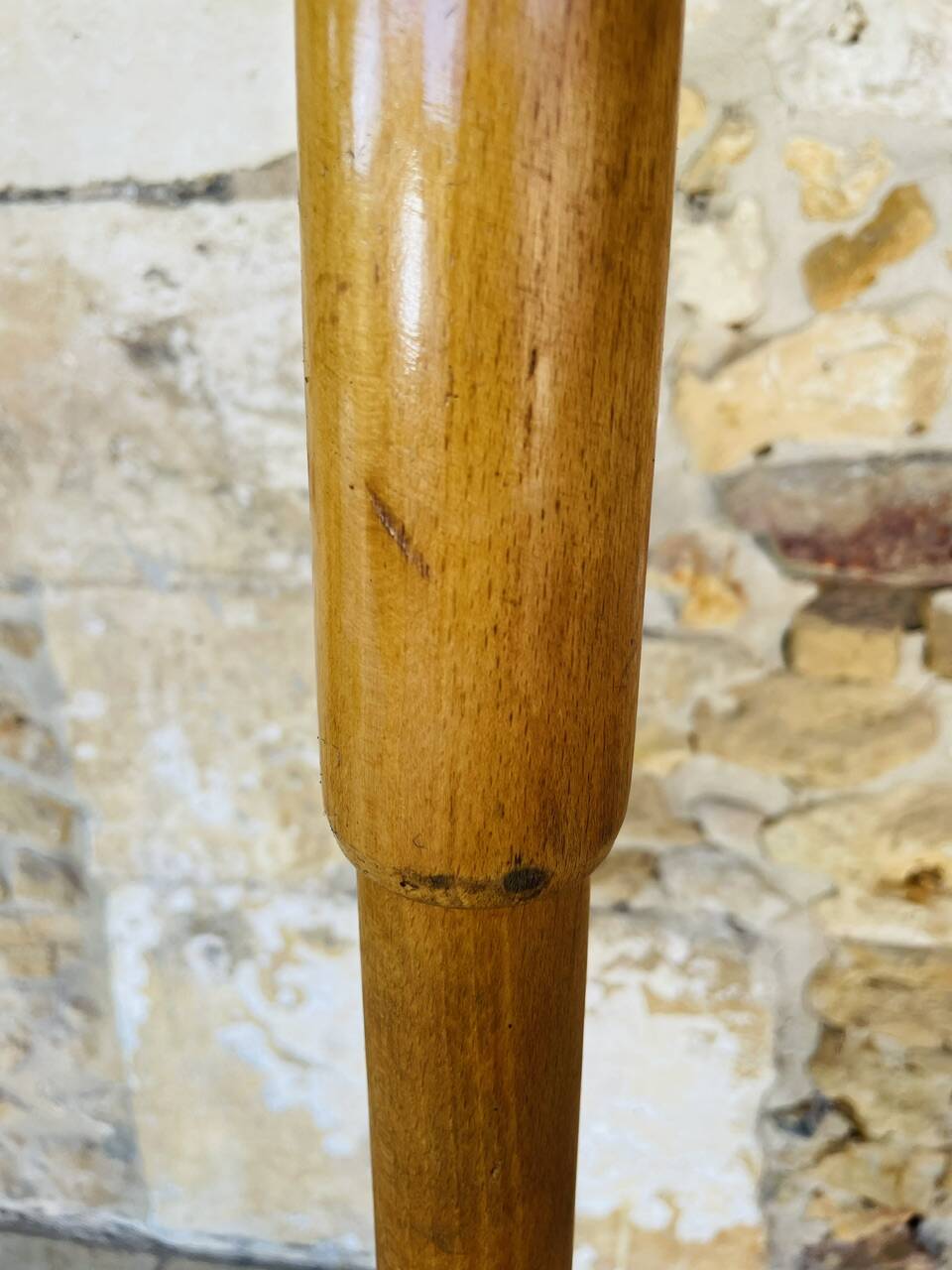 Vintage coat rack on legs by Baumann, circa 60s.