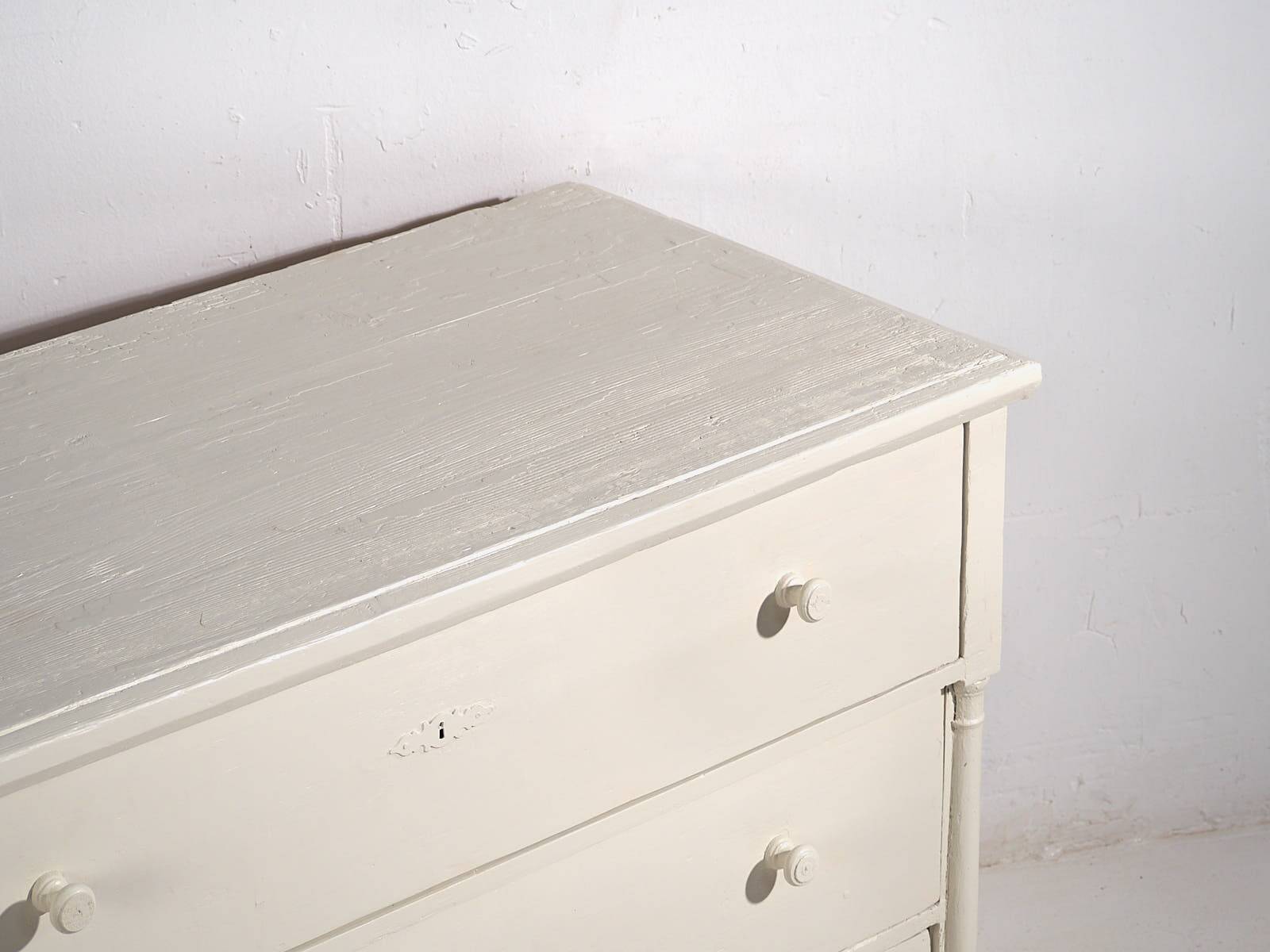 Antique white chest of drawers (circa 1920) #53