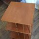 Rotating floor bookshelf