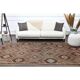 1970s Vintage Turkish Hand-Knotted Wool Cotton Brown Area Rug 166x286