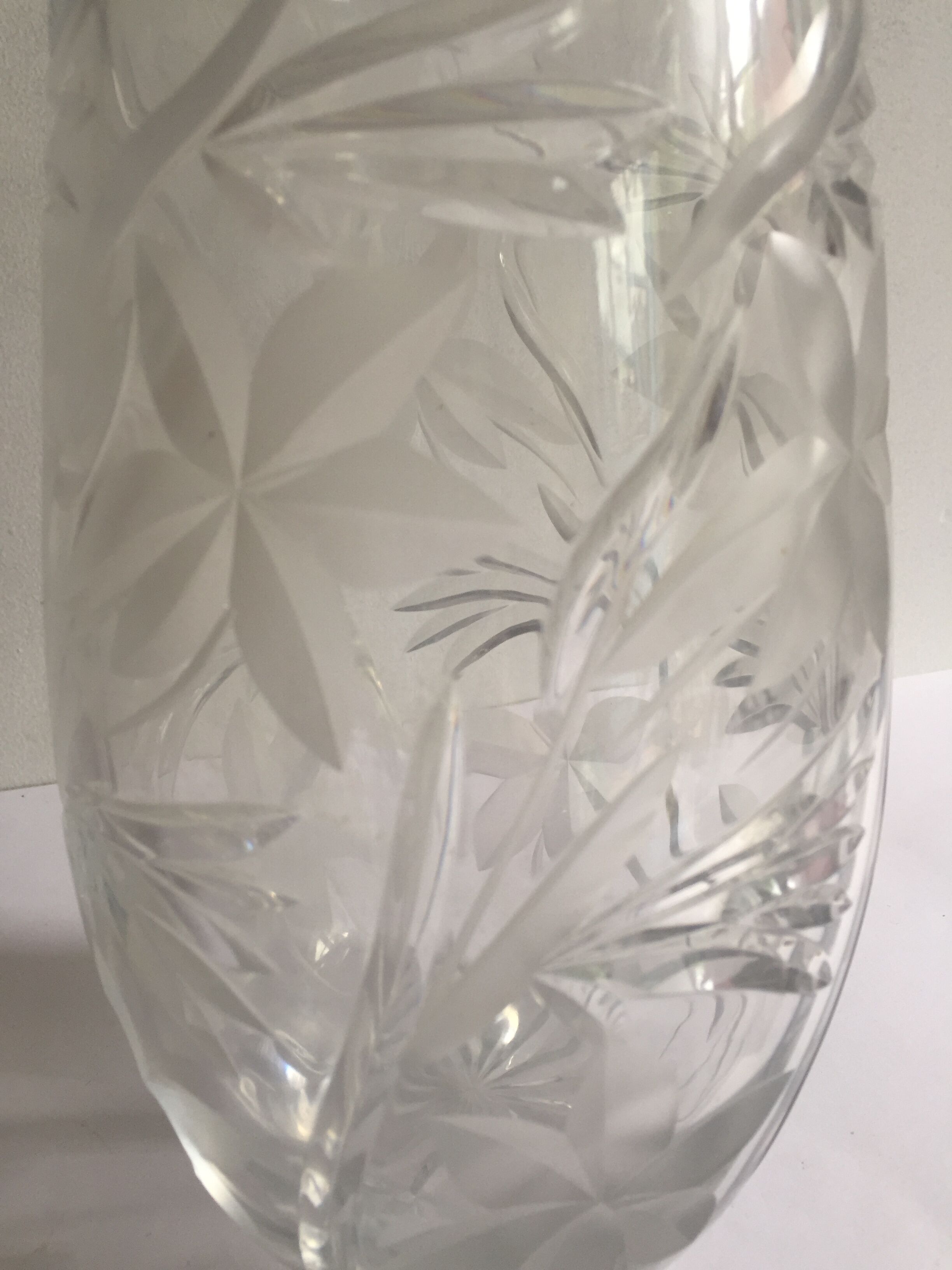 Crystal vase