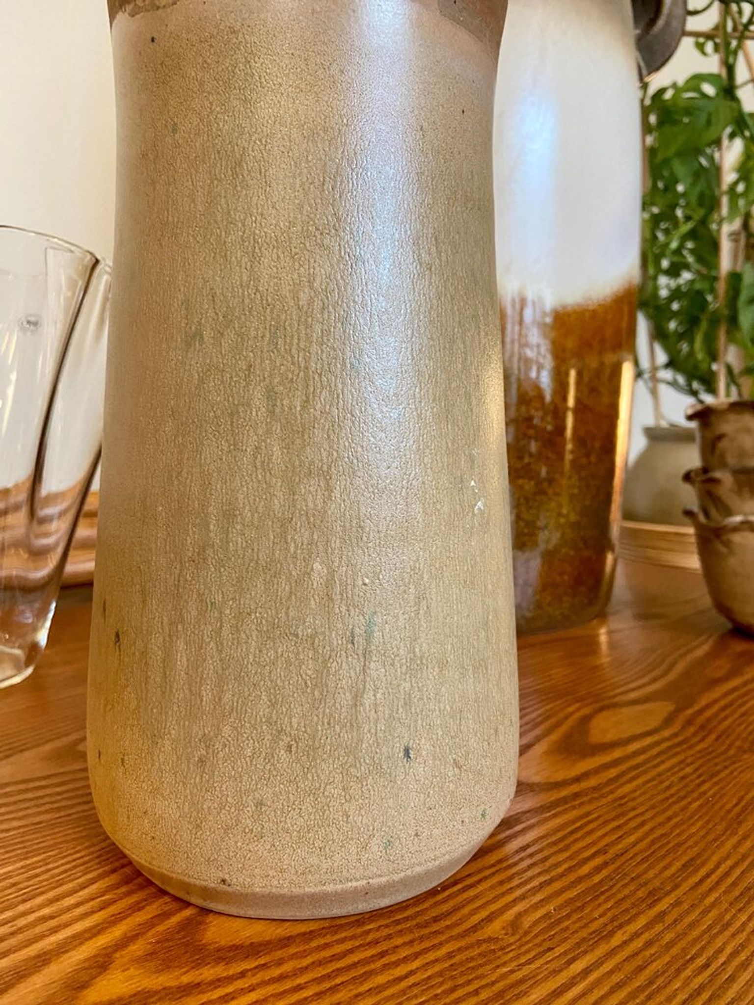 Bouteille en céramique émaillée