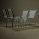 Set of 4 FPE chairs by Ron Arad for Kartell 1990s