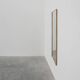 Large Vintage seventies Ibiza style rectangular mirror with bamboo frame
