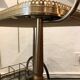 Desserte bar rolling 1960 eglomised glass