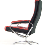 Vintage Danish 70s retro reclining chair