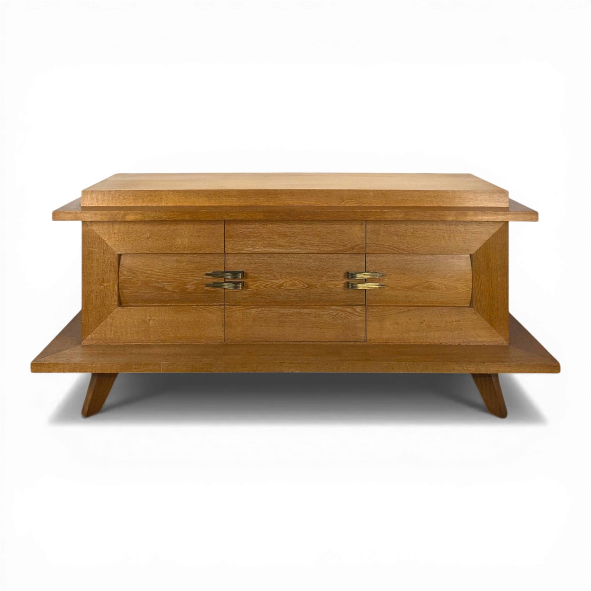 Enfilade moderniste période Perret en chêne clair