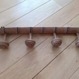 Portemanteau ancien bois imitation bambou