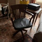 Classic vintage swivel office armchair (1950s–1970s)