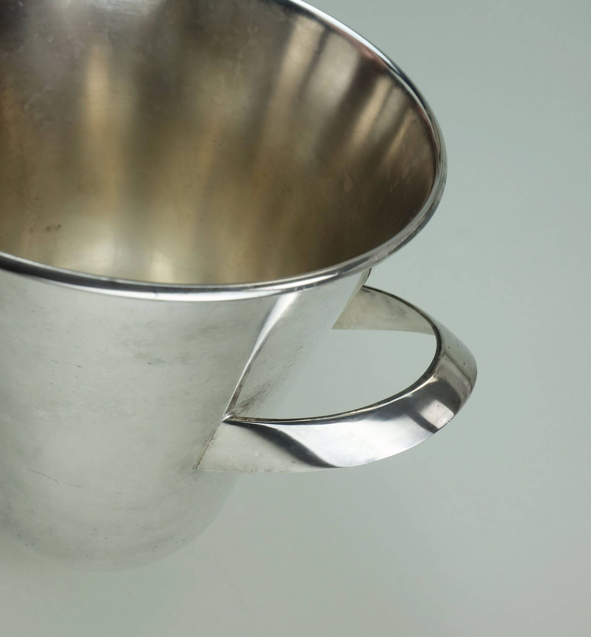 Silver-plated mid century champagne cooler designed by kurt mayer for wmf  1950s