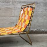 Lit de repos lit pliant transat lafuma neuf vintage 1960 1970