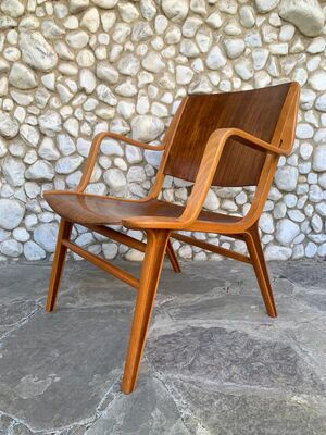 AX lounge chair, Peter Hvidt and Orla Mølgaard-Nielsen for Fritz Hansen, 1960s