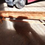 Old rustic oak bench