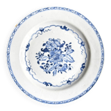 Hand-painted porcelain dinner plate, Asia, 19th century.