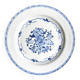 Hand-painted porcelain dinner plate, Asia, 19th century.