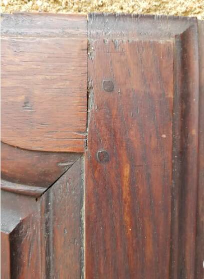 Antique double cupboard doors from the 19th century