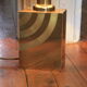 Vintage golden brass design lamp