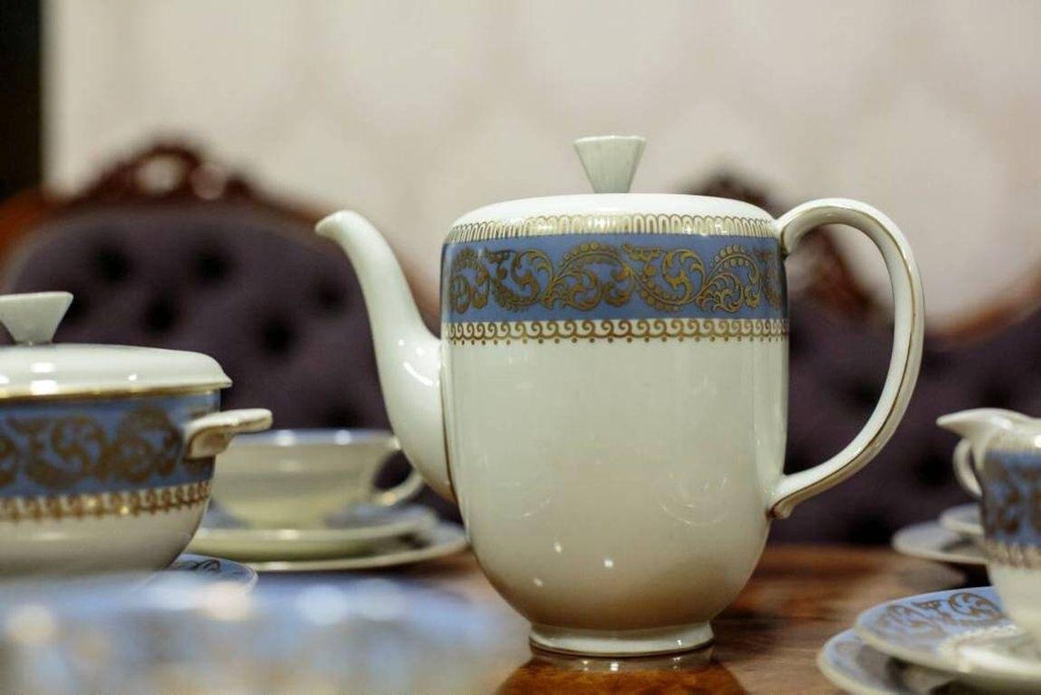 Vintage Porcelain Tea Service, 1950s