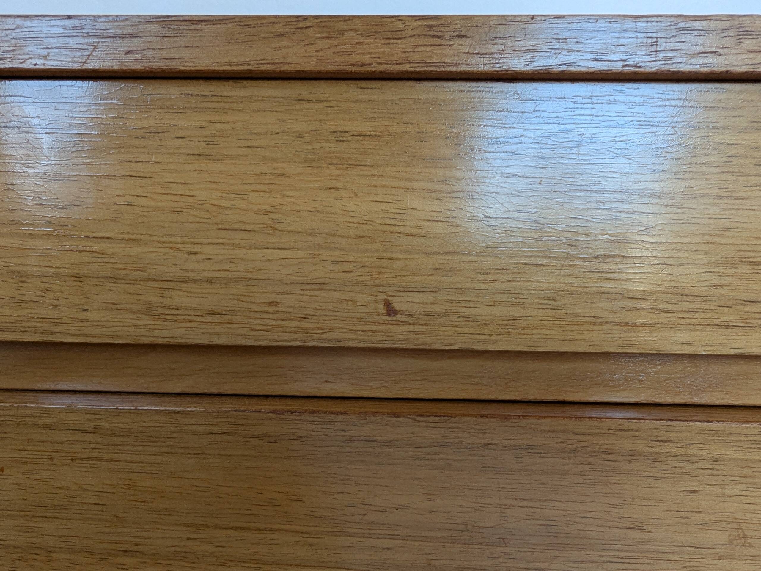 Small chest of drawers, bedside table from the 60s, rosewood.