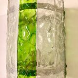 Pair of Murano glass wall lights Abano Poli by Poliarte, Italy 1970