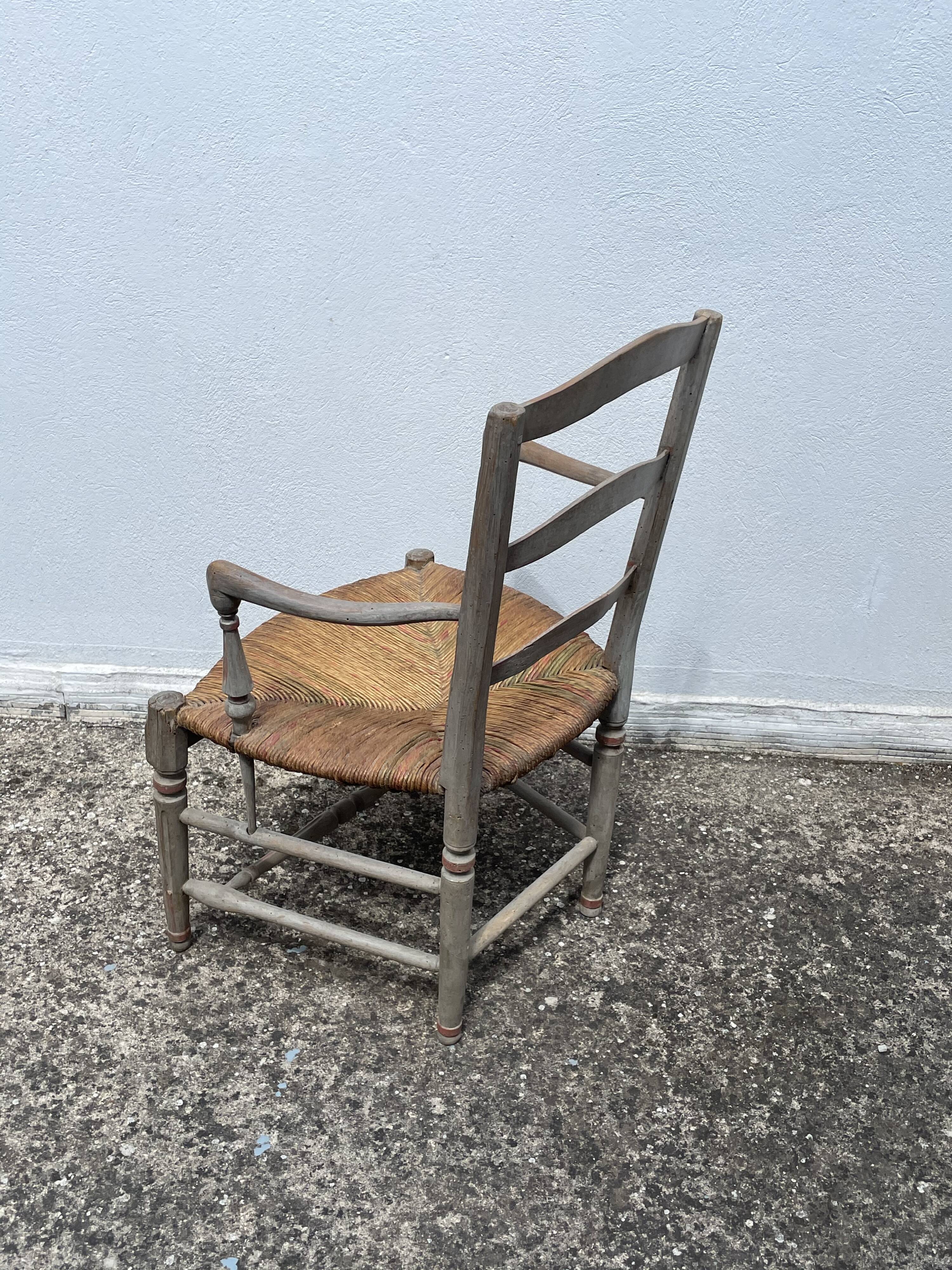 French antique Armchair Louis Philippe style, Provence
