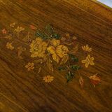 Antique Sewing Table with Inlaid Top, 1890s