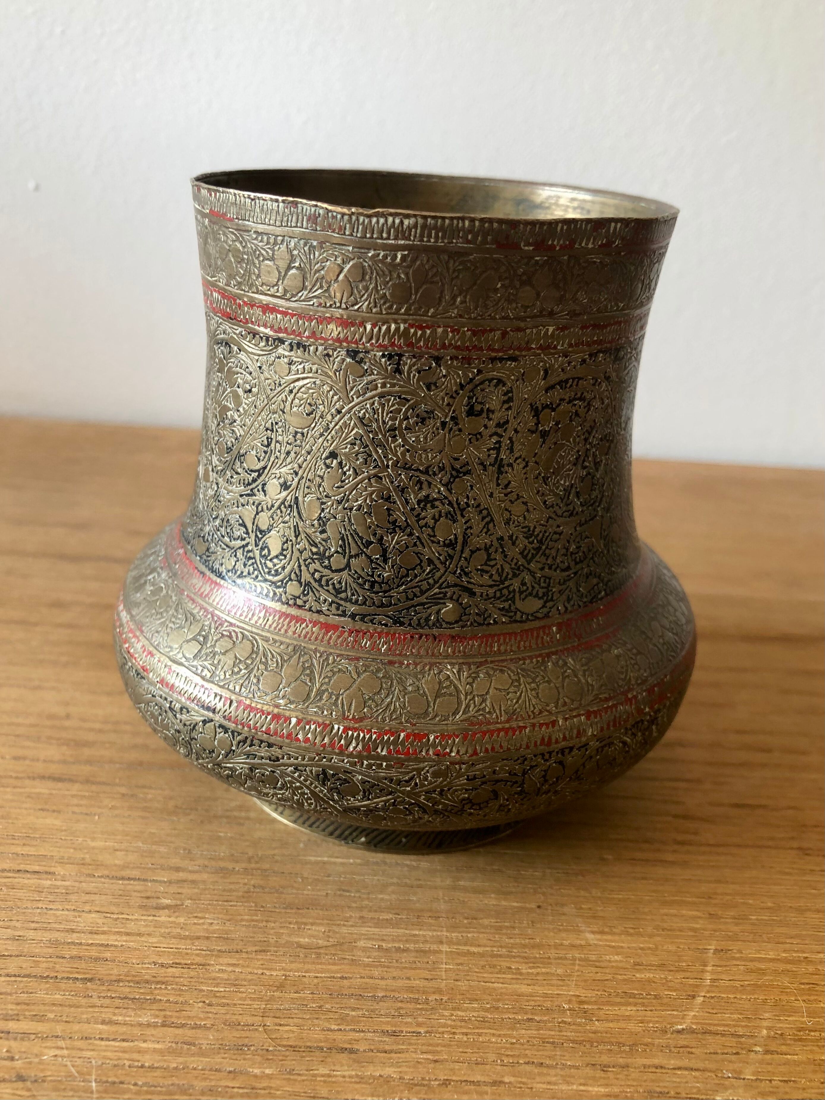 Brass vase