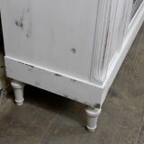 shabby wardrobe with Louis XVI style mesh door
