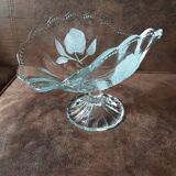 Coupe sur pied cristal originale