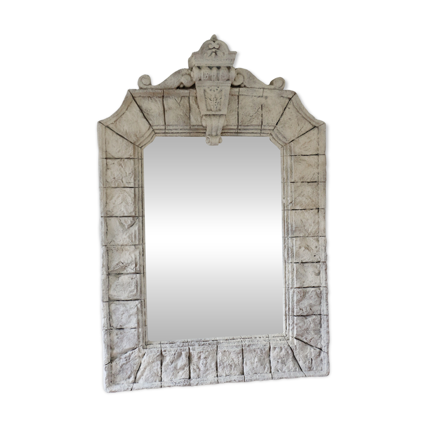 An antique decorative mirror. France 1950s.