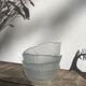 4 cups bowls transparent glass sheets