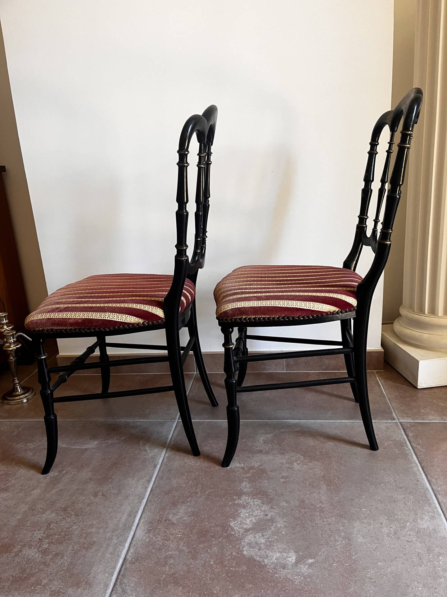 Pair of Napoleon III chairs