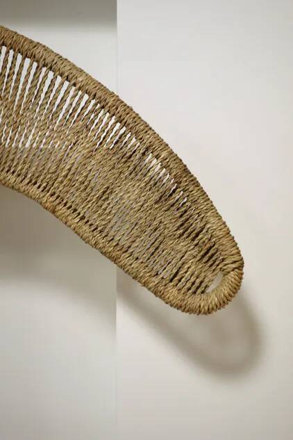 Vintage rope armchair, France 1980s