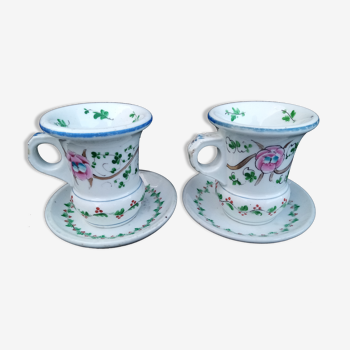 Pair of Napoleon III cups