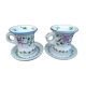 Paire de tasses Napoléon III