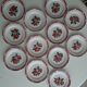 Lot de 12 assiettes à dessert Sarreguemines