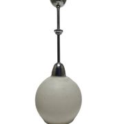 Lampe suspendue Art Déco, Pologne, années 1950